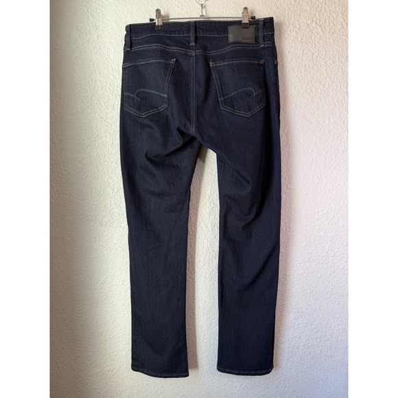 Mavi Zach Straight Leg Jeans Mens Dark Wash Indigo Stretch Denim Pants - Picture 5 of 5